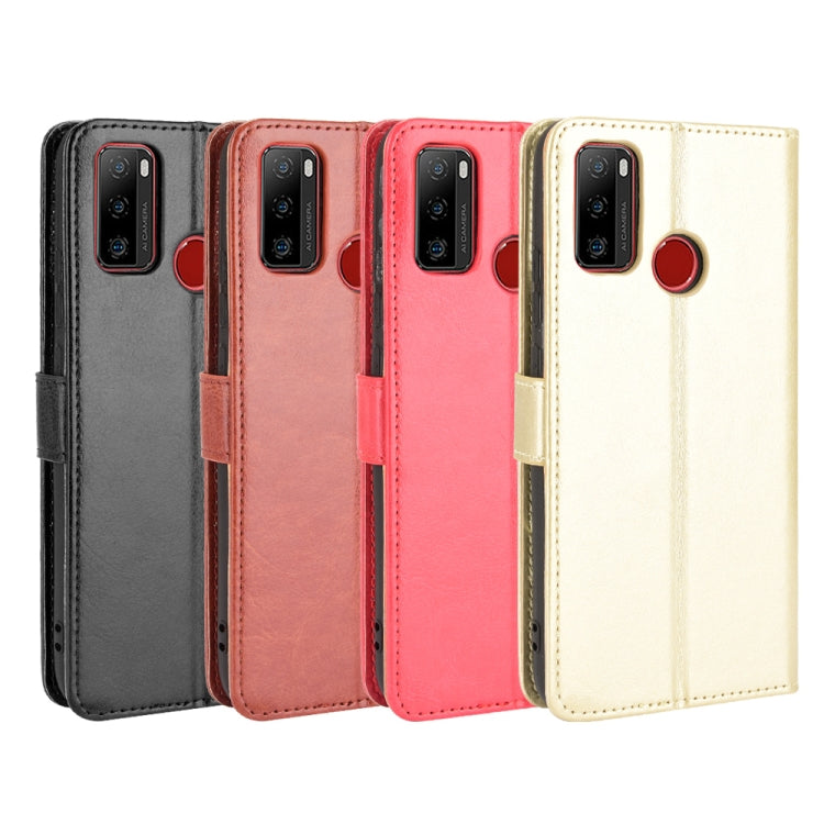 For Ulefone Note 10 Crazy Horse Texture Horizontal Flip Leather Case with Holder & Card Slots & Lanyard
