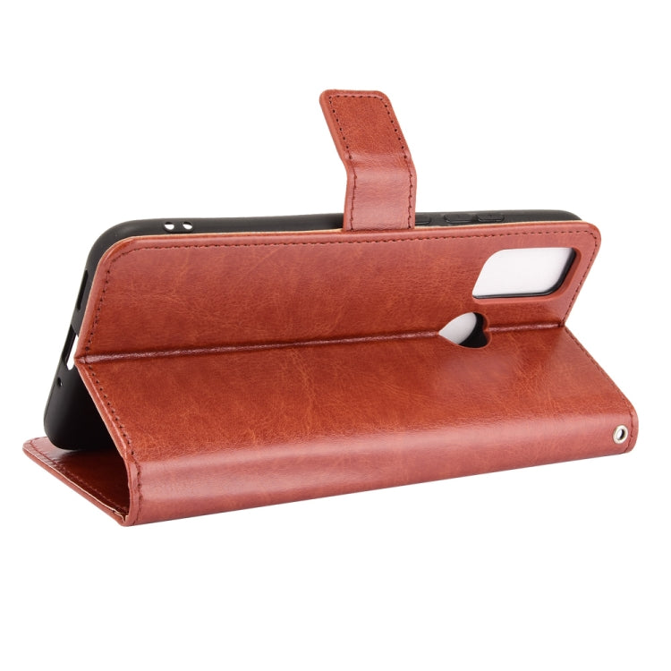 For Ulefone Note 10 Crazy Horse Texture Horizontal Flip Leather Case with Holder & Card Slots & Lanyard