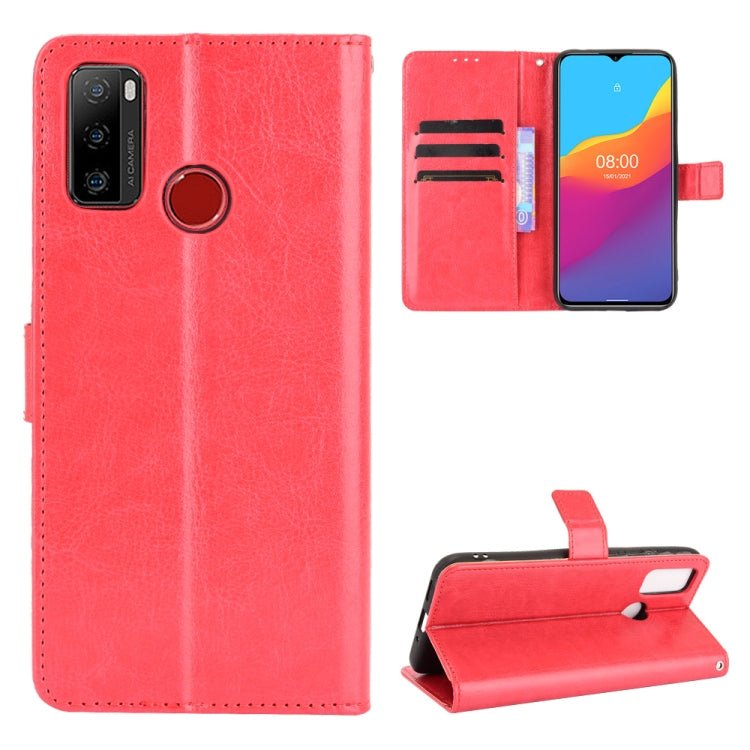 For Ulefone Note 10 Crazy Horse Texture Horizontal Flip Leather Case with Holder & Card Slots & Lanyard