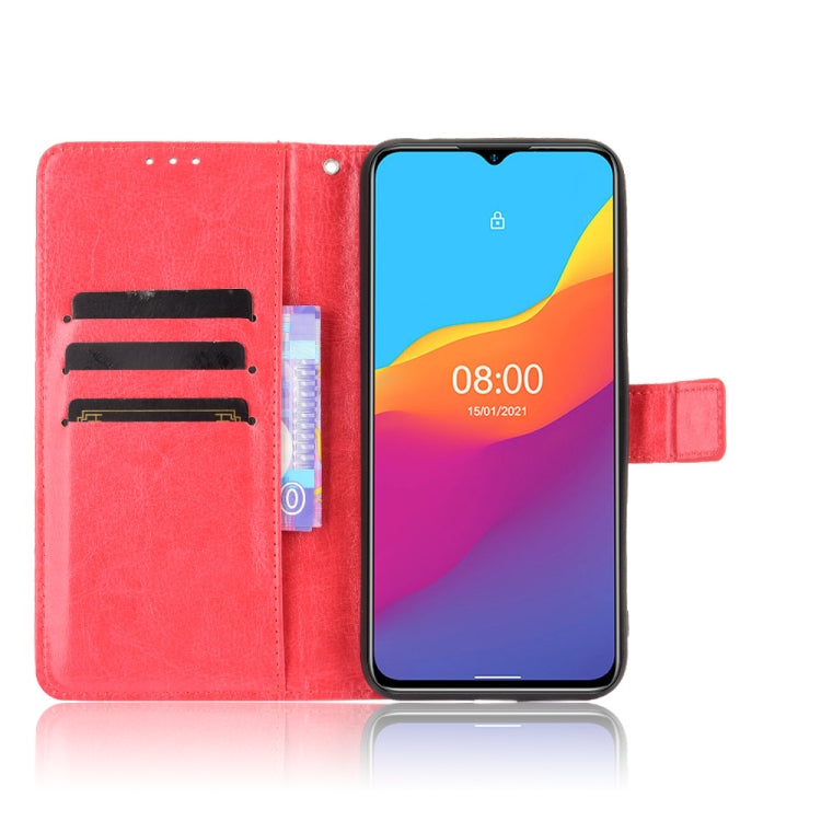 For Ulefone Note 10 Crazy Horse Texture Horizontal Flip Leather Case with Holder & Card Slots & Lanyard