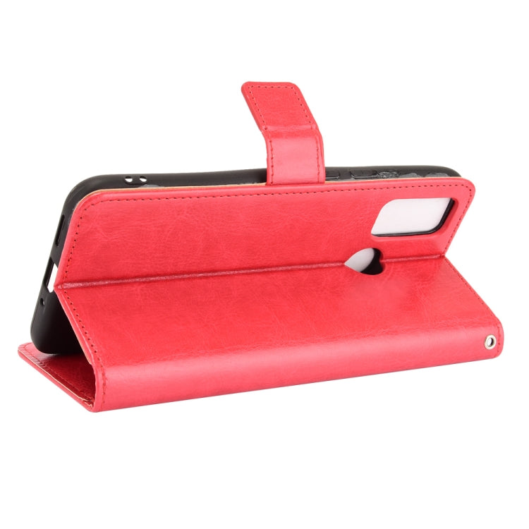 For Ulefone Note 10 Crazy Horse Texture Horizontal Flip Leather Case with Holder & Card Slots & Lanyard