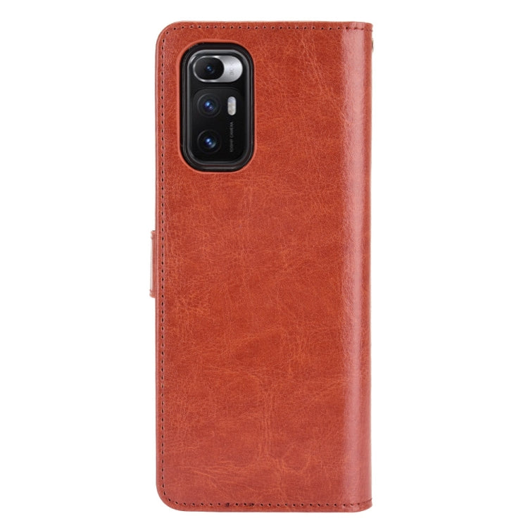 For Xiaomi Mi Mix Fold Crazy Horse Texture Horizontal Flip Leather Case with Holder & Card Slots & Lanyard