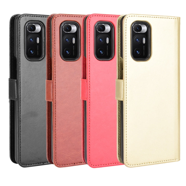 For Xiaomi Mi Mix Fold Crazy Horse Texture Horizontal Flip Leather Case with Holder & Card Slots & Lanyard