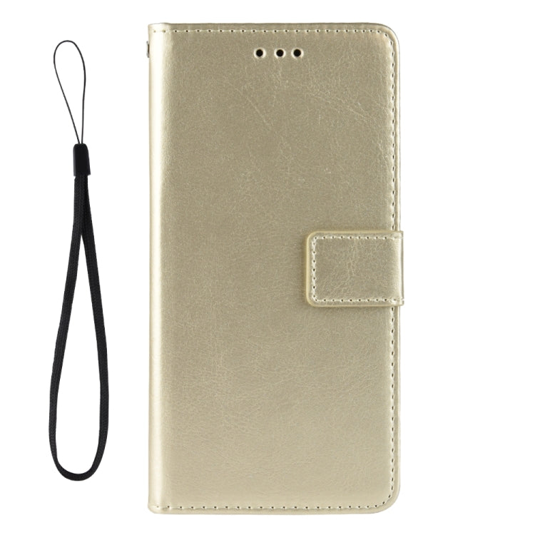 For ZTE Libero 5G Crazy Horse Texture Horizontal Flip Leather Case with Holder & Card Slots & Lanyard