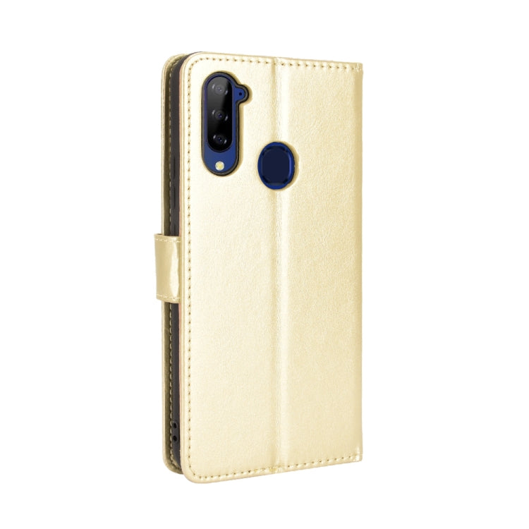 For ZTE Libero 5G Crazy Horse Texture Horizontal Flip Leather Case with Holder & Card Slots & Lanyard