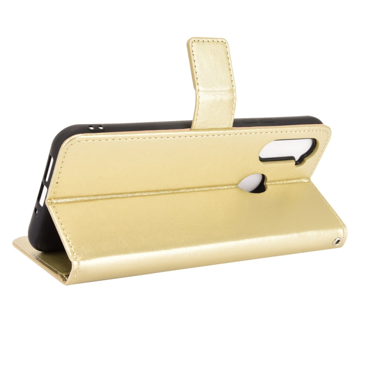 For ZTE Libero 5G Crazy Horse Texture Horizontal Flip Leather Case with Holder & Card Slots & Lanyard
