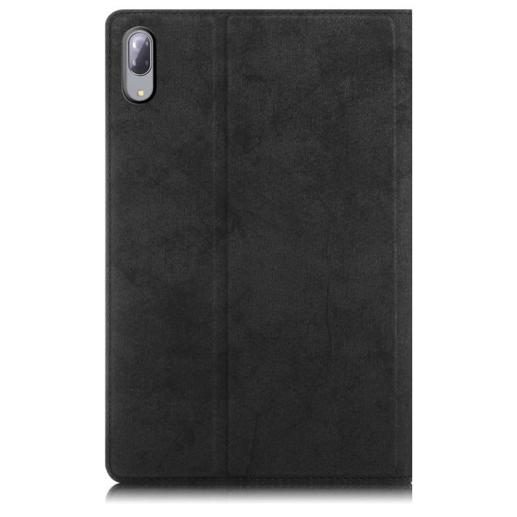 For Lenovo Tab P11 Pro TB-J716F / J706F Marble Cloth Texture TPU Horizontal Flip Leather Case with Holder & Sleep / Wake-up Function