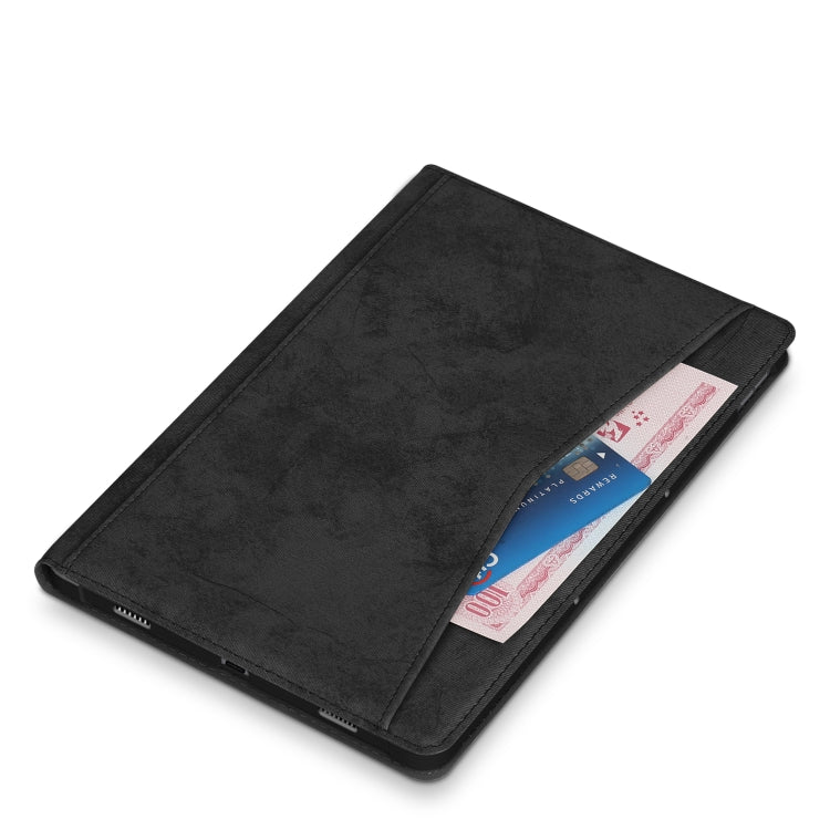 For Lenovo Tab P11 Pro TB-J716F / J706F Marble Cloth Texture TPU Horizontal Flip Leather Case with Holder & Sleep / Wake-up Function