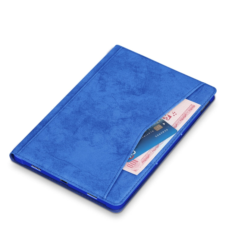 For Lenovo Tab P11 Pro TB-J716F / J706F Marble Cloth Texture TPU Horizontal Flip Leather Case with Holder & Sleep / Wake-up Function