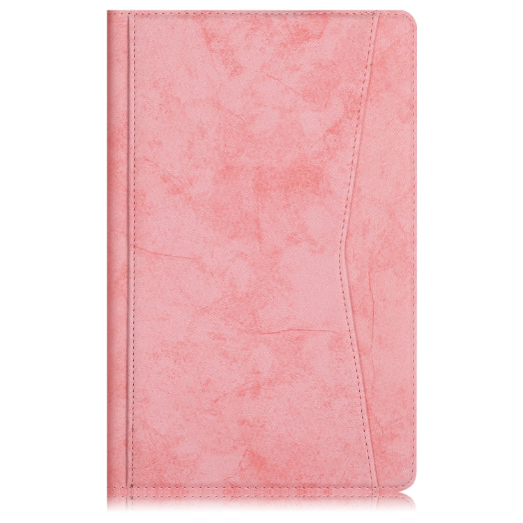 For Lenovo Tab P11 Pro TB-J716F / J706F Marble Cloth Texture TPU Horizontal Flip Leather Case with Holder & Sleep / Wake-up Function