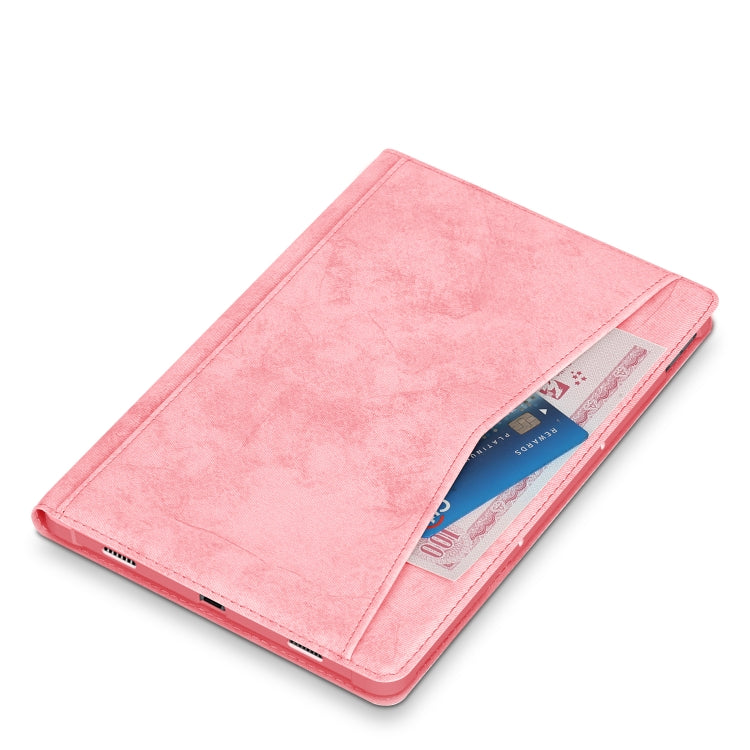 For Lenovo Tab P11 Pro TB-J716F / J706F Marble Cloth Texture TPU Horizontal Flip Leather Case with Holder & Sleep / Wake-up Function
