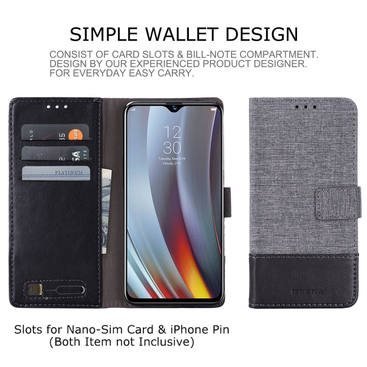 For OPPO Realme 3 Pro MUXMA MX102 Horizontal Flip Canvas Leather Case with Stand & Card Slot & Wallet Function