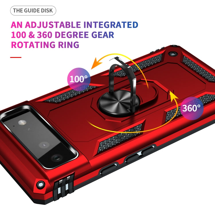 For Google Pixel 6 Shockproof TPU + PC Protective Case with 360 Degree Rotating Holder