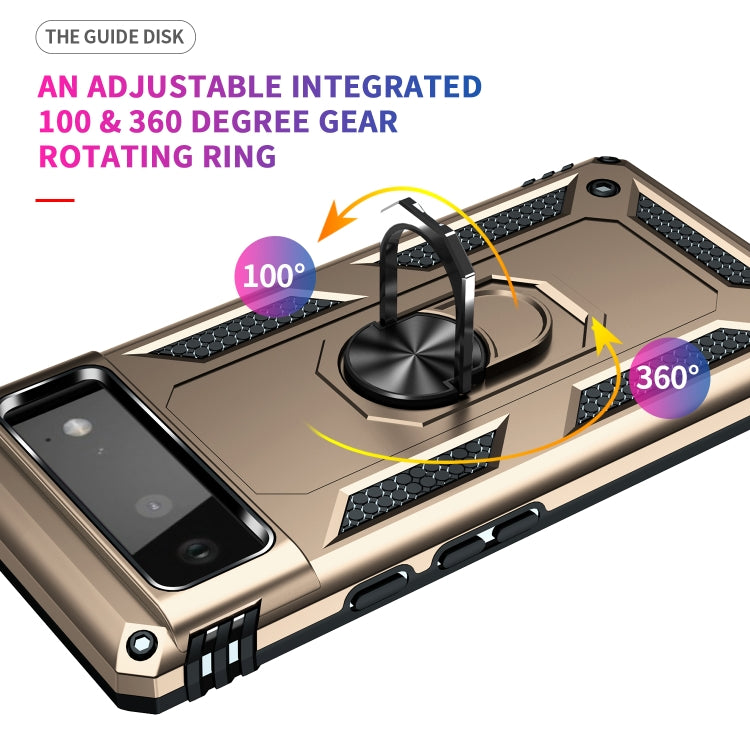 For Google Pixel 6 Shockproof TPU + PC Protective Case with 360 Degree Rotating Holder