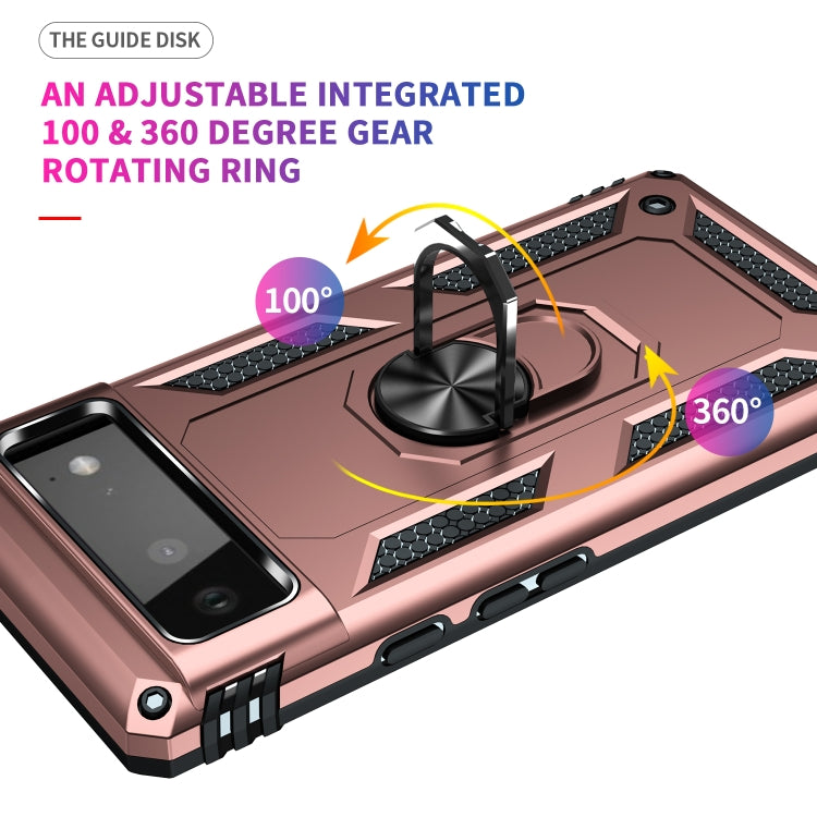 For Google Pixel 6 Shockproof TPU + PC Protective Case with 360 Degree Rotating Holder