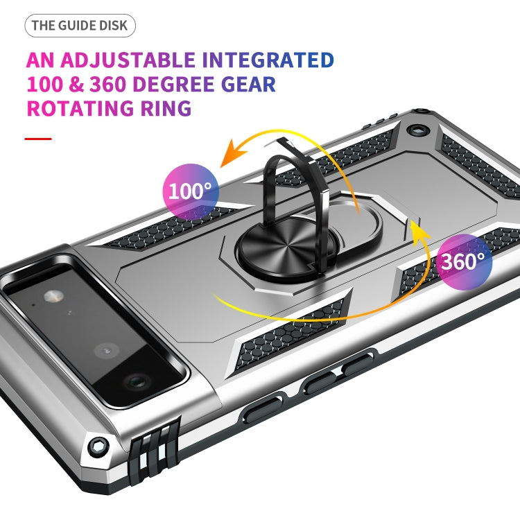 For Google Pixel 6 Shockproof TPU + PC Protective Case with 360 Degree Rotating Holder