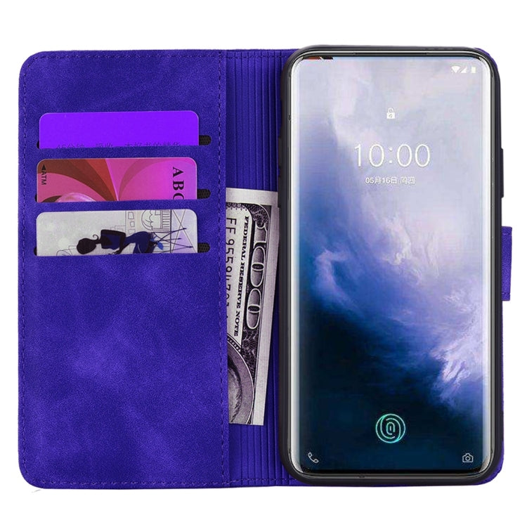 For Galaxy Note 10 Calf Pattern Diamond Mandala Double Folding Design Embossed Leather Case with Wallet & Holder & Card Slots
