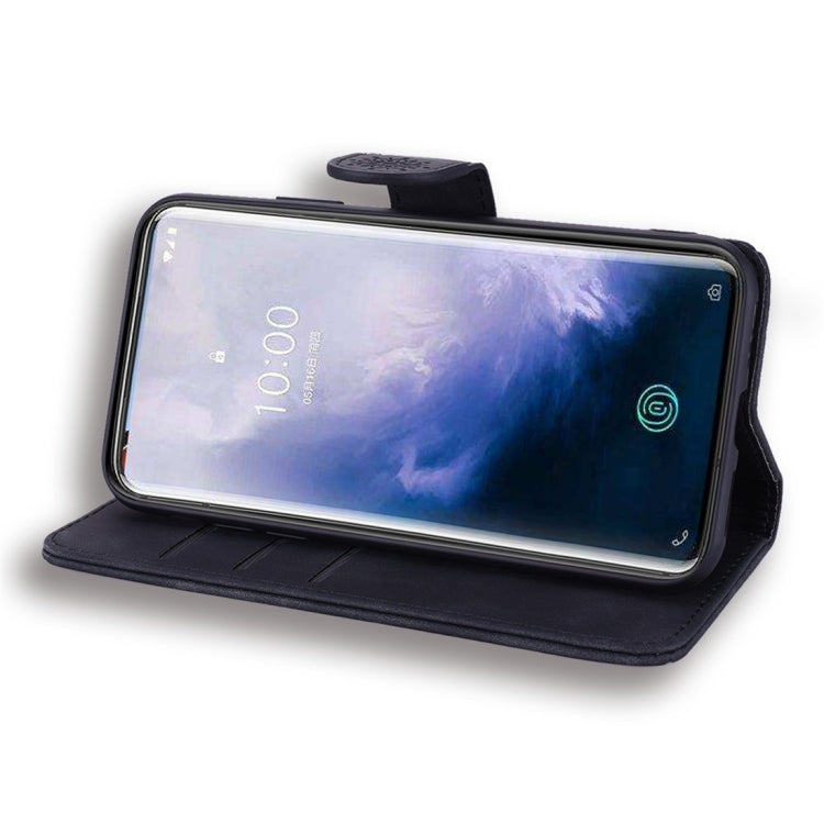 For Galaxy Note 10+ Calf Pattern Diamond Mandala Double Folding Design Embossed Leather Case with Wallet & Holder & Card Slots