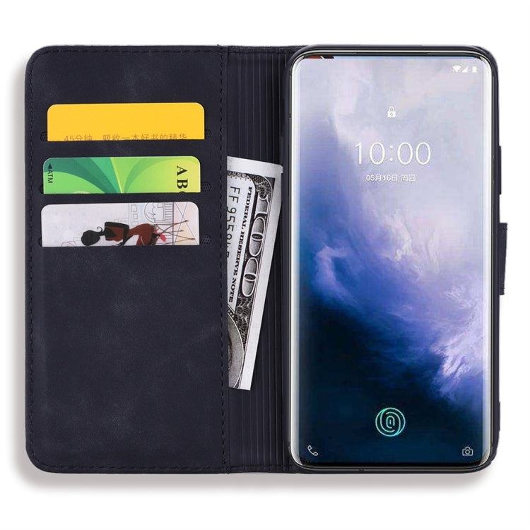 For Galaxy Note 10+ Calf Pattern Diamond Mandala Double Folding Design Embossed Leather Case with Wallet & Holder & Card Slots