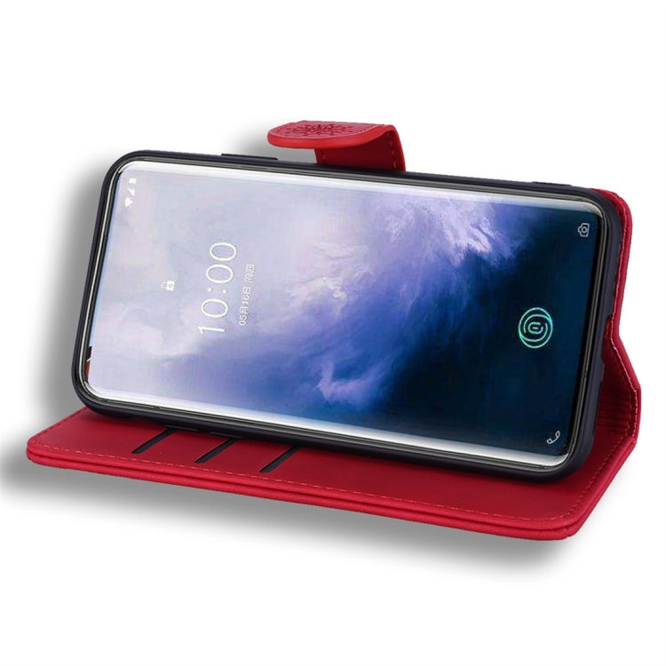 For Galaxy Note 10+ Calf Pattern Diamond Mandala Double Folding Design Embossed Leather Case with Wallet & Holder & Card Slots