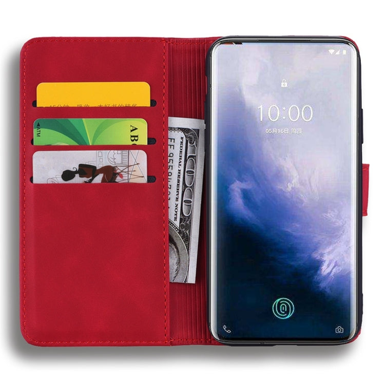 For Galaxy Note 10+ Calf Pattern Diamond Mandala Double Folding Design Embossed Leather Case with Wallet & Holder & Card Slots