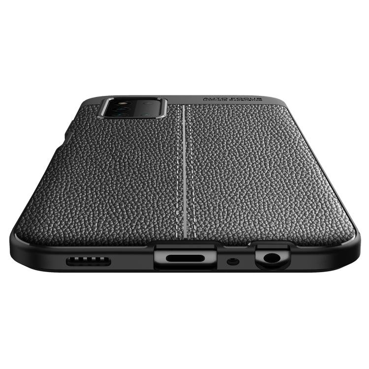 For Samsung Galaxy A03s 164mm Litchi Texture TPU Shockproof Case