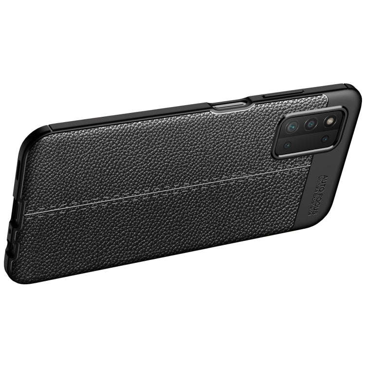 For Samsung Galaxy A03s 164mm Litchi Texture TPU Shockproof Case