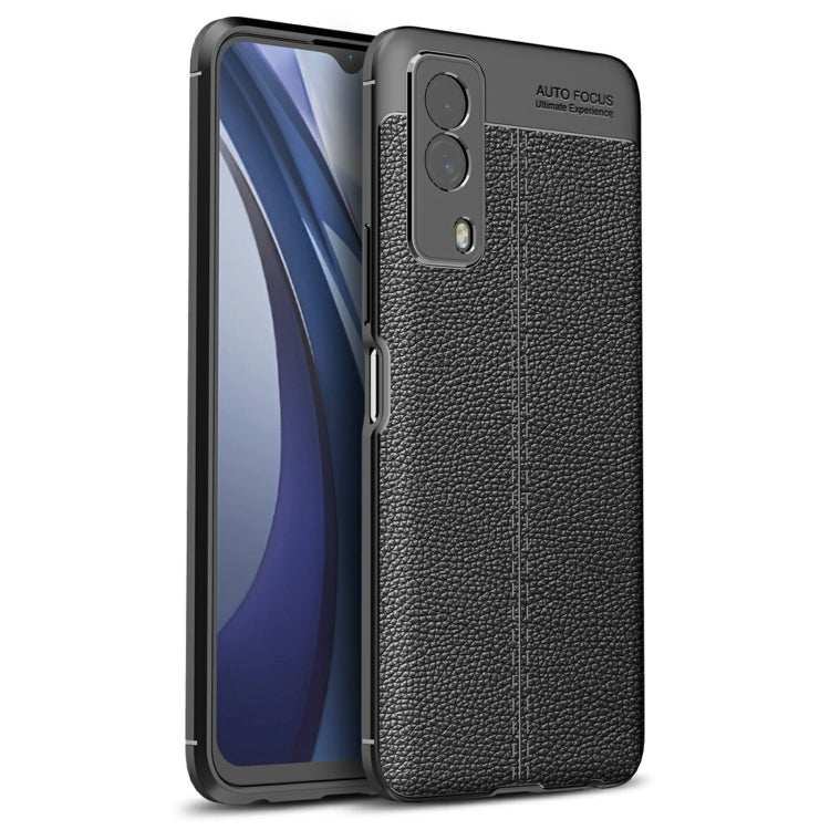 For vivo Y53s Litchi Texture TPU Shockproof Case