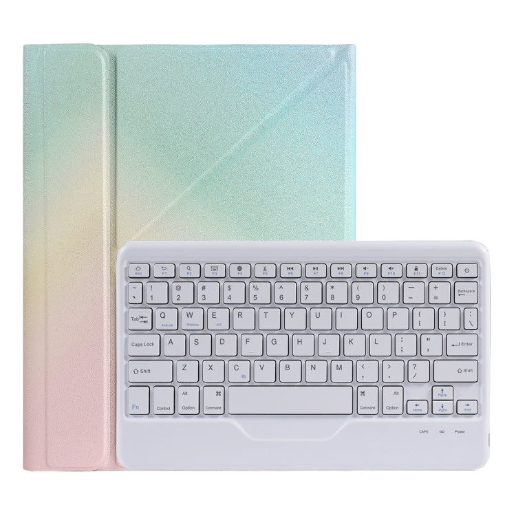 B09 Splittable Bluetooth Keyboard Leather Tablet Case with Triangle Holder & Pen Slot For iPad 10.2 2020 & 2019 / Pro 10.5 inch / Air 3 10.5 inch
