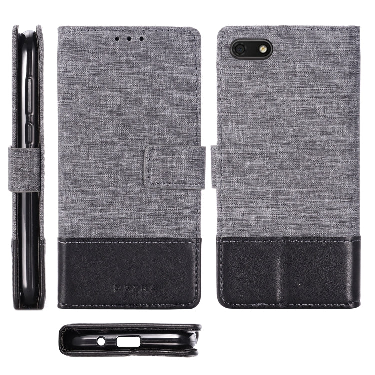 For Huawei Y5 lite (2018) MUXMA MX102 Horizontal Flip Canvas Leather Case with Stand & Card Slot & Wallet Function