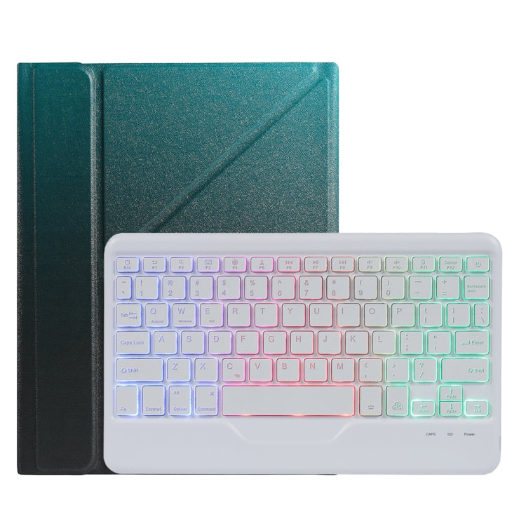 B07S Splittable Backlight Bluetooth Keyboard Leather Tablet Case with Triangle Holder & Pen Slot For iPad 9.7 2018 & 2017 / Pro 9.7 / Air 2