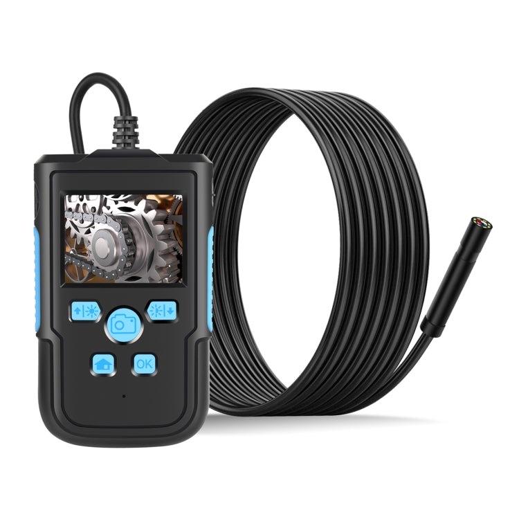 P60B 8mm 1080P 2.4 inch IPS Screen IP68 Waterproof HD Digital Endoscope, Length:2m Hard Cable