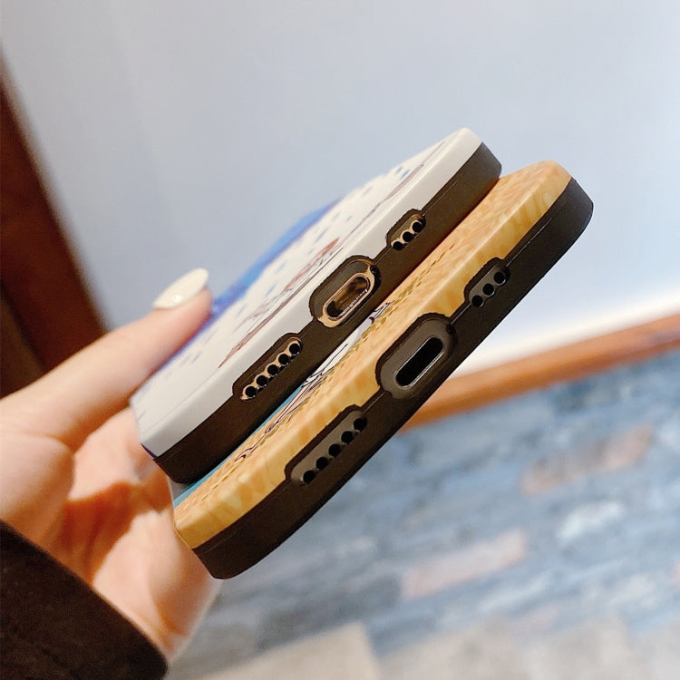 For iPhone 12 Pro Illustration IMD TPU Protective Case