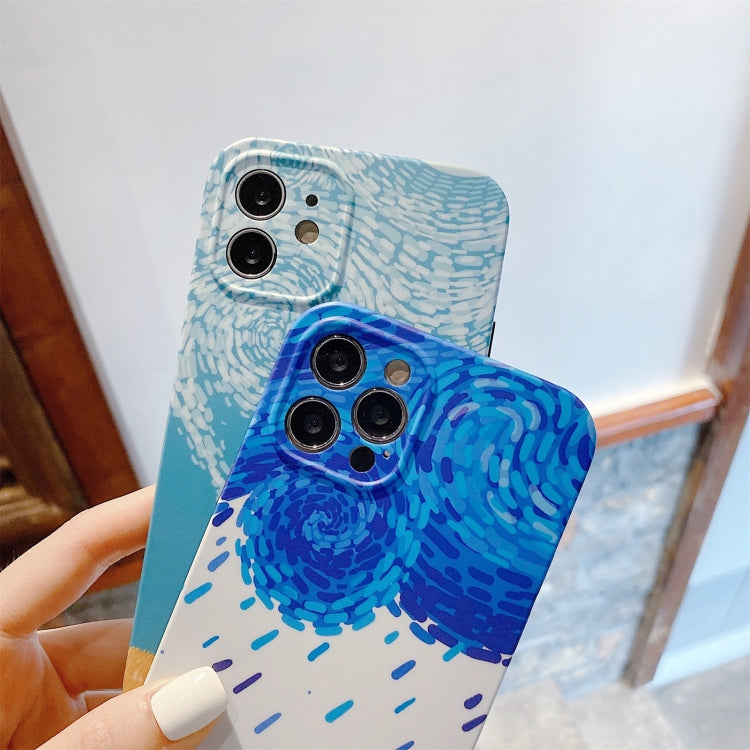 For iPhone 12 Pro Max Illustration IMD TPU Protective Case