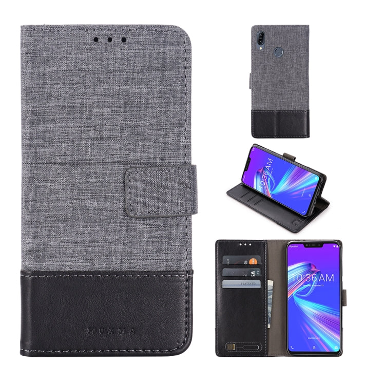 For ASUS ZB633kl MUXMA MX102 Horizontal Flip Canvas Leather Case with Stand & Card Slot & Wallet Function