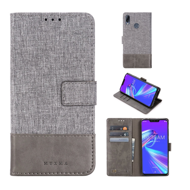 For ASUS ZB633kl MUXMA MX102 Horizontal Flip Canvas Leather Case with Stand & Card Slot & Wallet Function