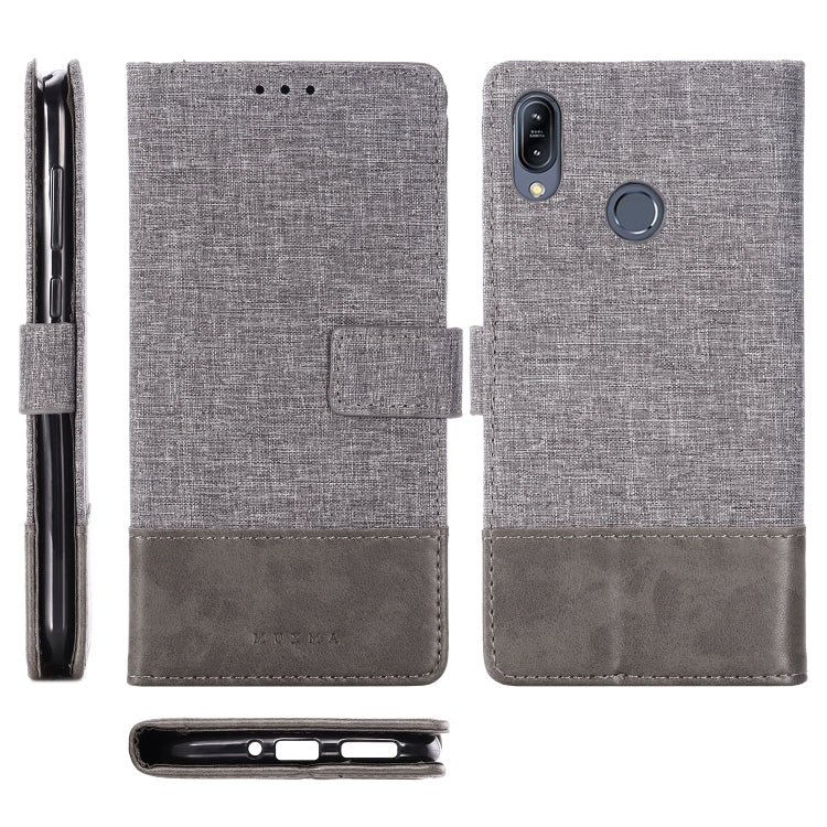 For ASUS ZB633kl MUXMA MX102 Horizontal Flip Canvas Leather Case with Stand & Card Slot & Wallet Function
