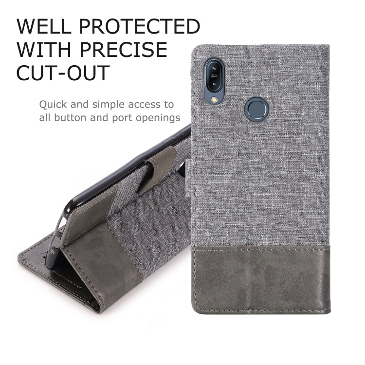 For ASUS ZB633kl MUXMA MX102 Horizontal Flip Canvas Leather Case with Stand & Card Slot & Wallet Function