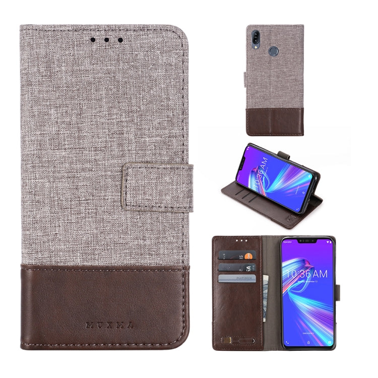For ASUS ZB633kl MUXMA MX102 Horizontal Flip Canvas Leather Case with Stand & Card Slot & Wallet Function