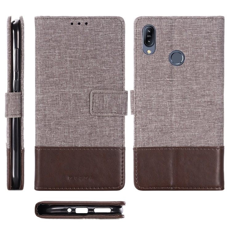 For ASUS ZB633kl MUXMA MX102 Horizontal Flip Canvas Leather Case with Stand & Card Slot & Wallet Function