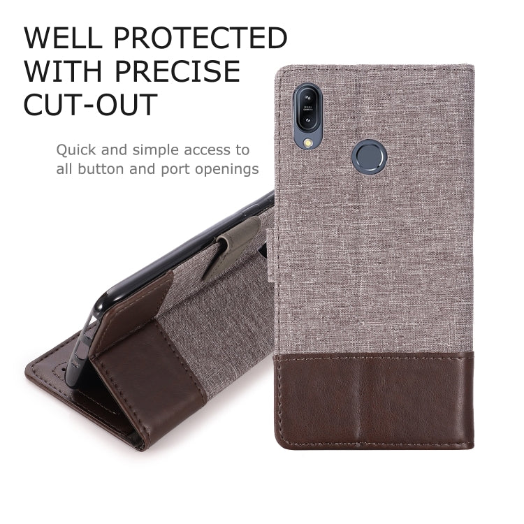For ASUS ZB633kl MUXMA MX102 Horizontal Flip Canvas Leather Case with Stand & Card Slot & Wallet Function