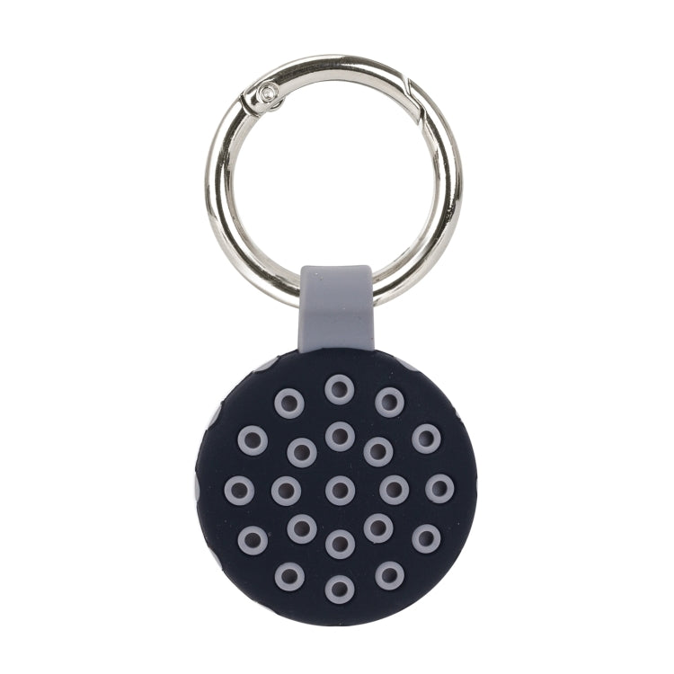 Dot Anti-scratch Shockproof Silicone Protective Cover Case with Keychain Hook Loop For AirTag