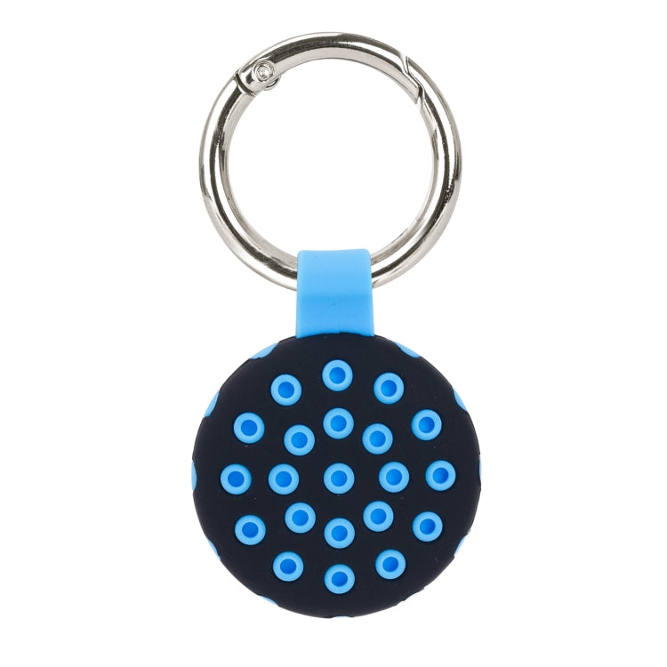 Dot Anti-scratch Shockproof Silicone Protective Cover Case with Keychain Hook Loop For AirTag