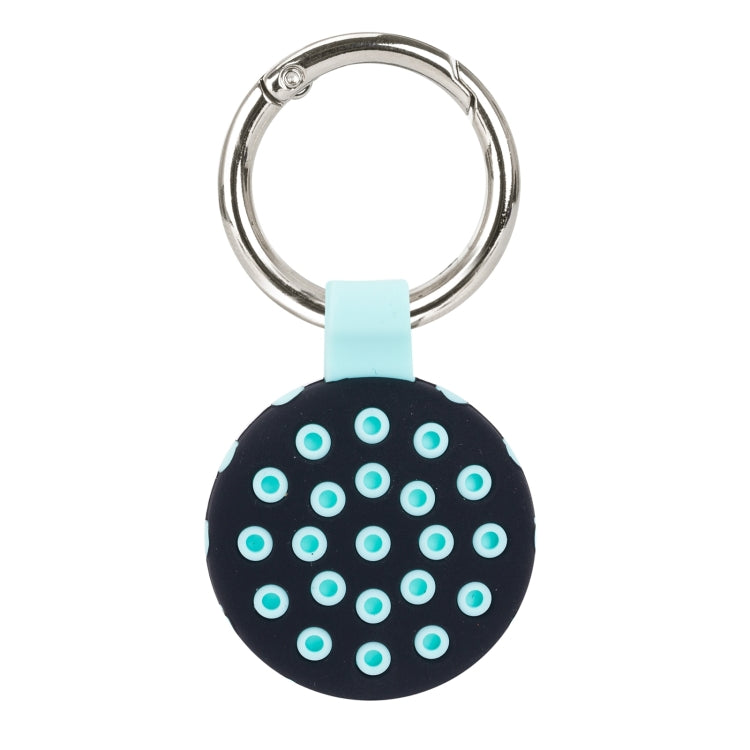 Dot Anti-scratch Shockproof Silicone Protective Cover Case with Keychain Hook Loop For AirTag