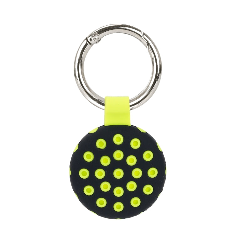 Dot Anti-scratch Shockproof Silicone Protective Cover Case with Keychain Hook Loop For AirTag