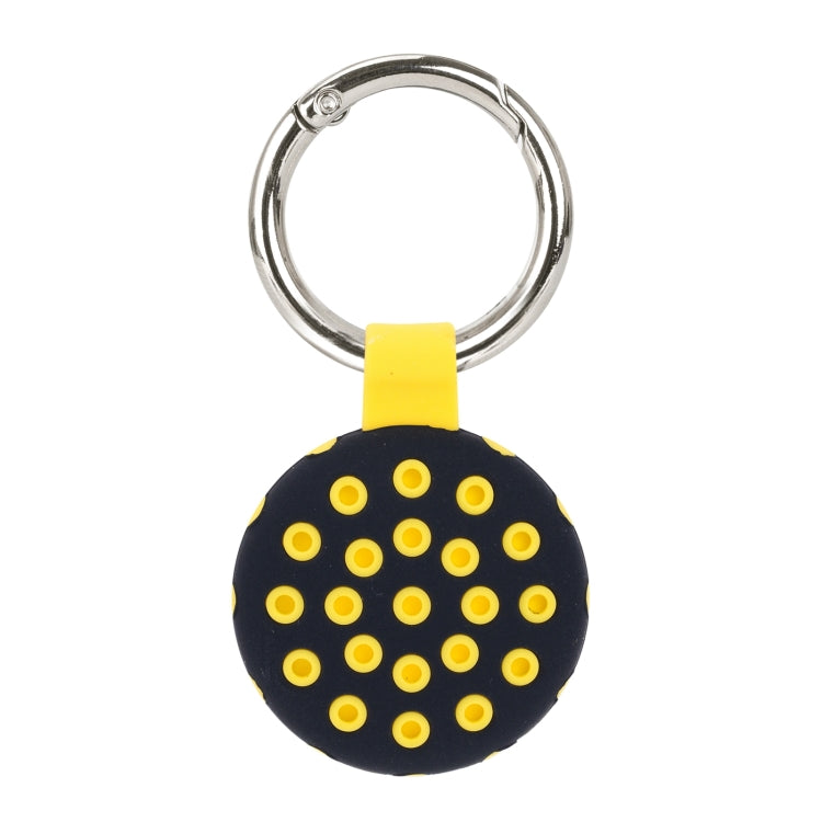 Dot Anti-scratch Shockproof Silicone Protective Cover Case with Keychain Hook Loop For AirTag