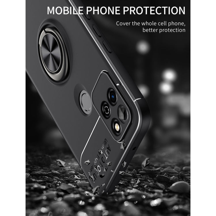 For Honor Play 5T Youth Metal Ring Holder 360 Degree Rotating TPU Case