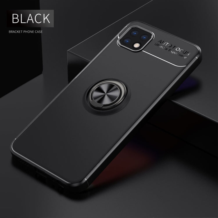For Samsung Galaxy A22 5G Metal Ring Holder 360 Degree Rotating TPU Case