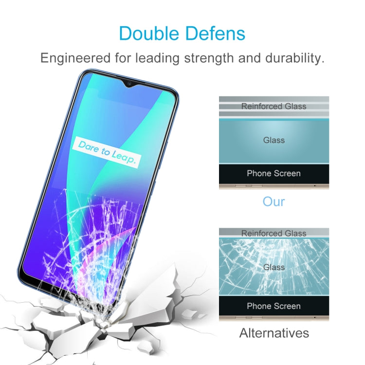 For OPPO Realme C15 0.26mm 9H 2.5D Tempered Glass Film