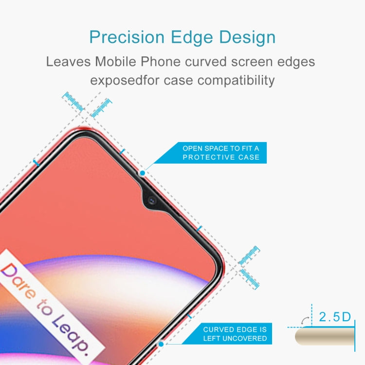 For OPPO Realme C12 0.26mm 9H 2.5D Tempered Glass Film